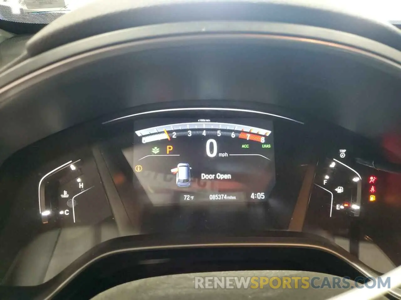 9 fotografías del automóvil dañado 2HKRW2H50KH630477 HONDA CRV 2019