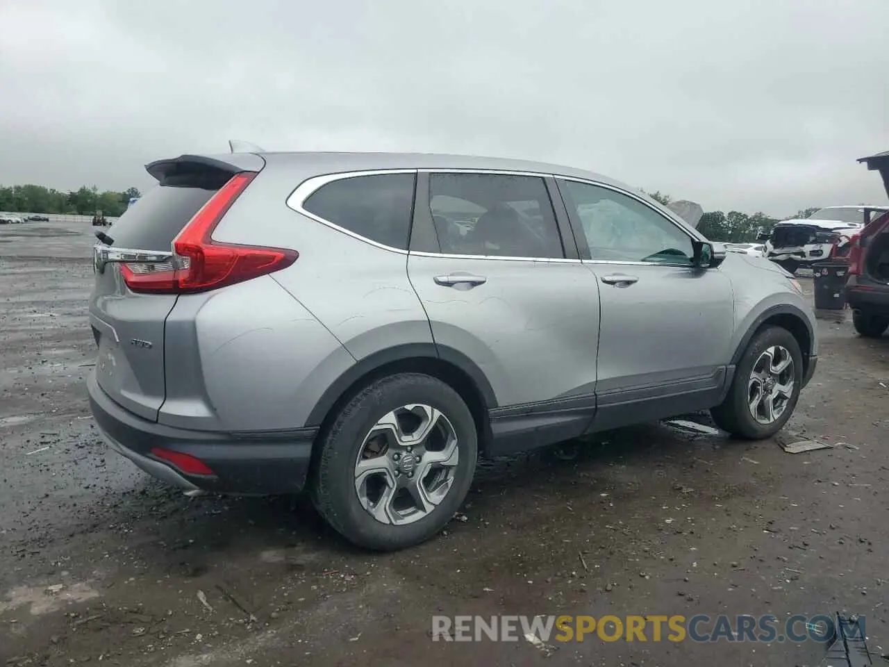 3 fotografías del automóvil dañado 2HKRW2H51KH609282 HONDA CRV 2019