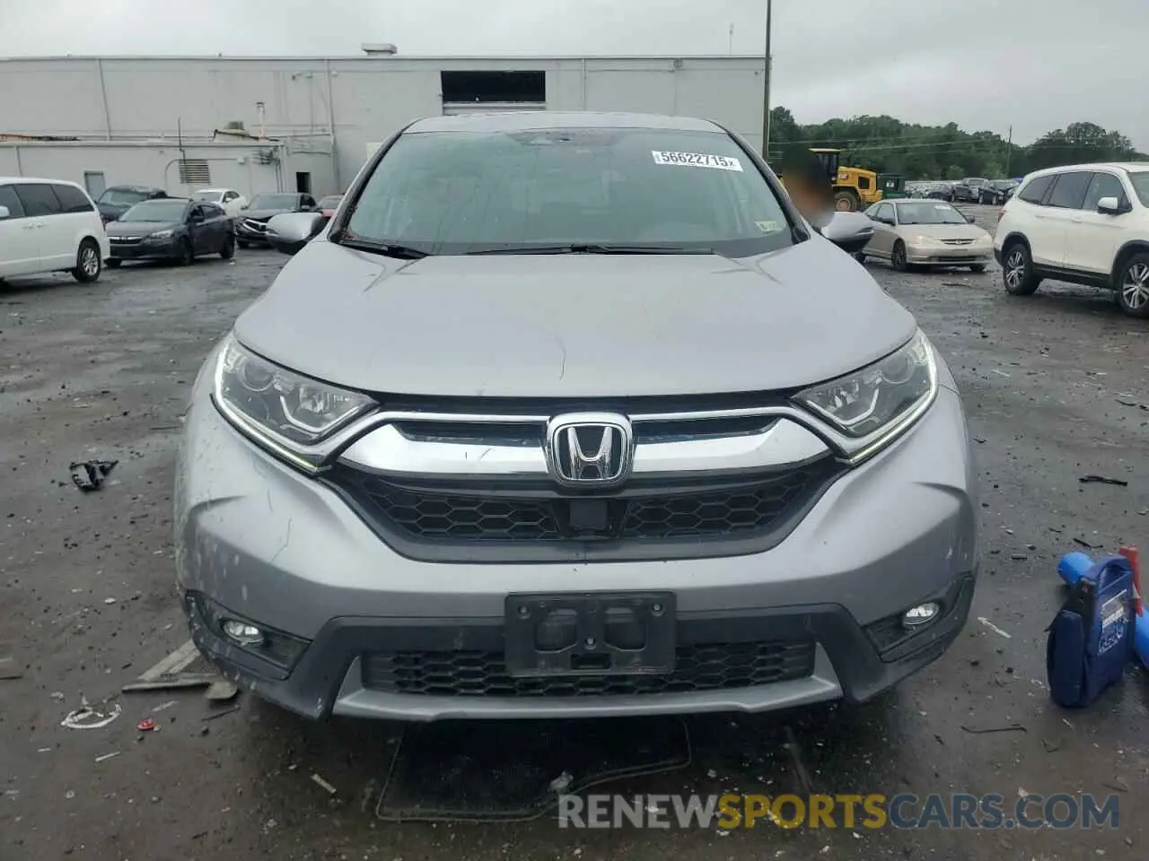 5 fotografías del automóvil dañado 2HKRW2H51KH609282 HONDA CRV 2019