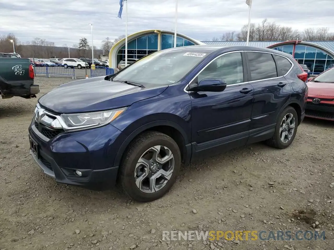 1 fotografías del automóvil dañado 2HKRW2H51KH633131 HONDA CRV 2019