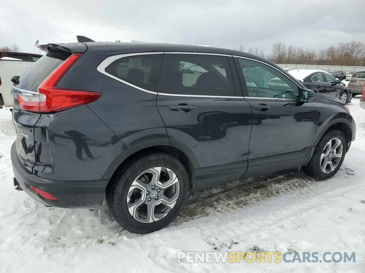 3 fotografías del automóvil dañado 2HKRW2H51KH656215 HONDA CRV 2019
