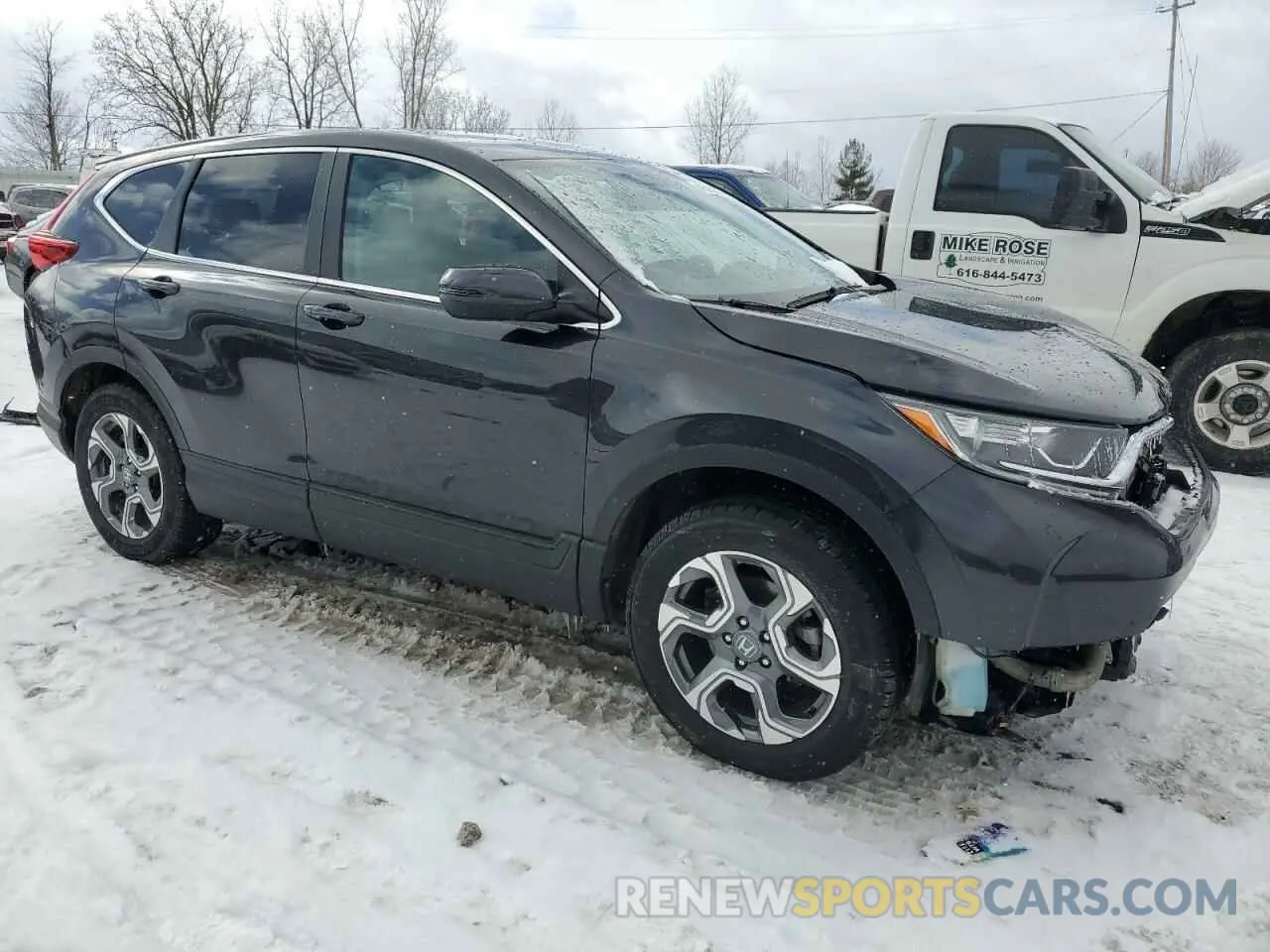 4 fotografías del automóvil dañado 2HKRW2H51KH656215 HONDA CRV 2019