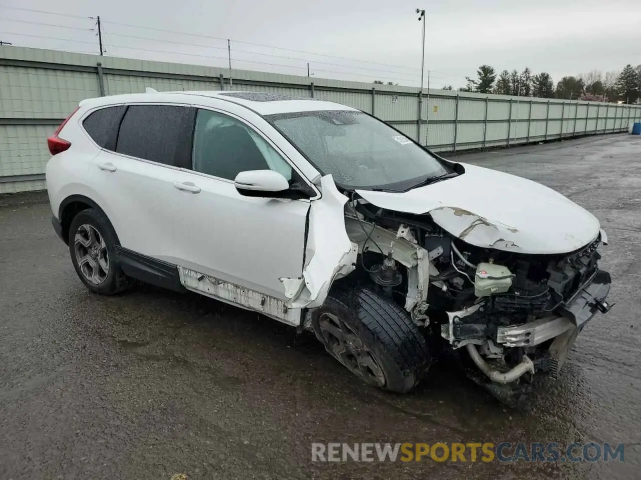 4 fotografías del automóvil dañado 2HKRW2H51KH670065 HONDA CRV 2019