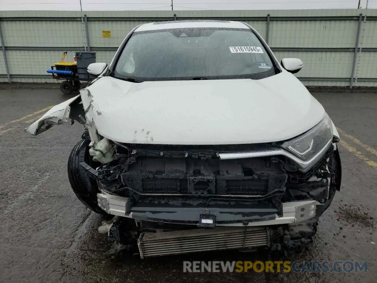5 fotografías del automóvil dañado 2HKRW2H51KH670065 HONDA CRV 2019