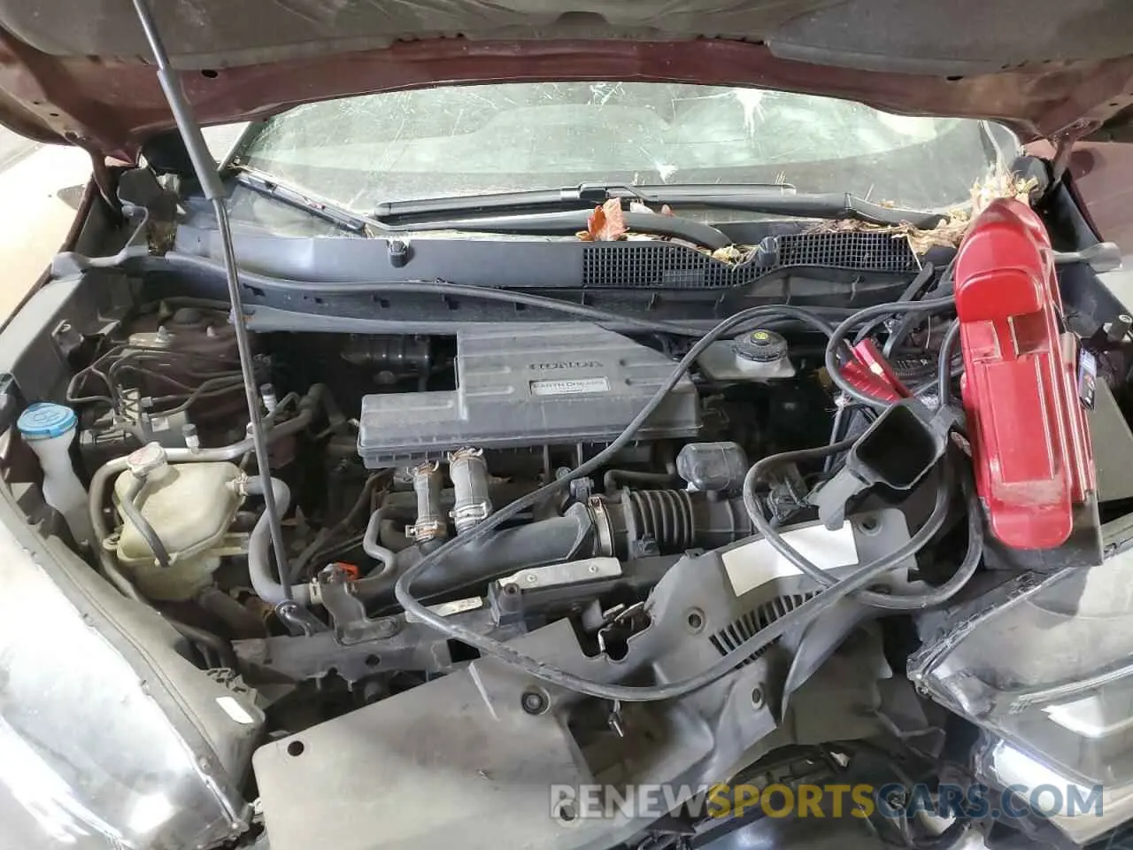 12 fotografías del automóvil dañado 2HKRW2H52KH606357 HONDA CRV 2019