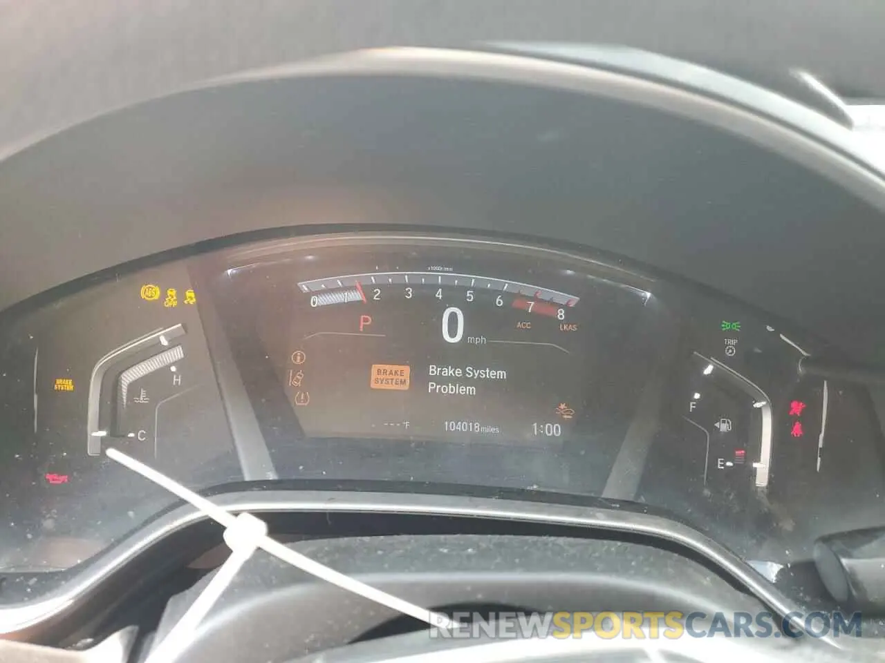 9 fotografías del automóvil dañado 2HKRW2H52KH606357 HONDA CRV 2019