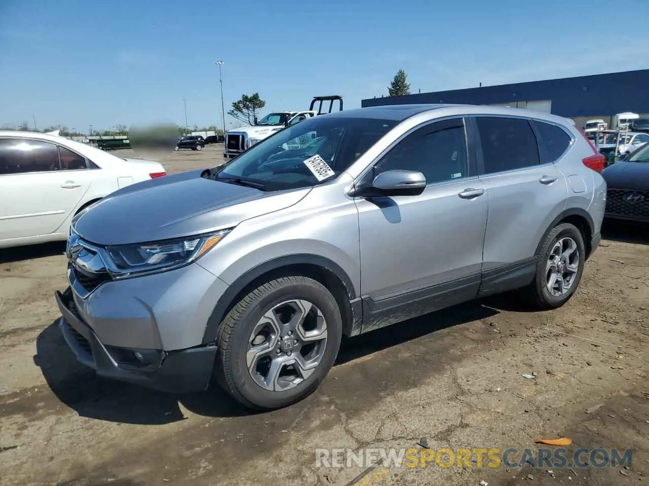 2 fotografías del automóvil dañado 2HKRW2H52KH645739 HONDA CRV 2019