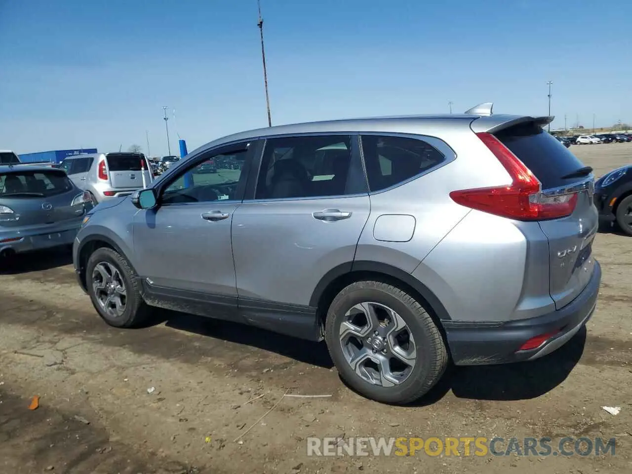 3 fotografías del automóvil dañado 2HKRW2H52KH645739 HONDA CRV 2019