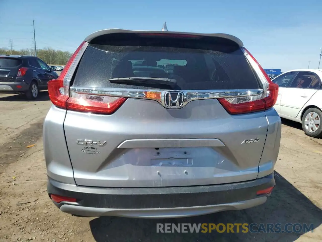 7 fotografías del automóvil dañado 2HKRW2H52KH645739 HONDA CRV 2019