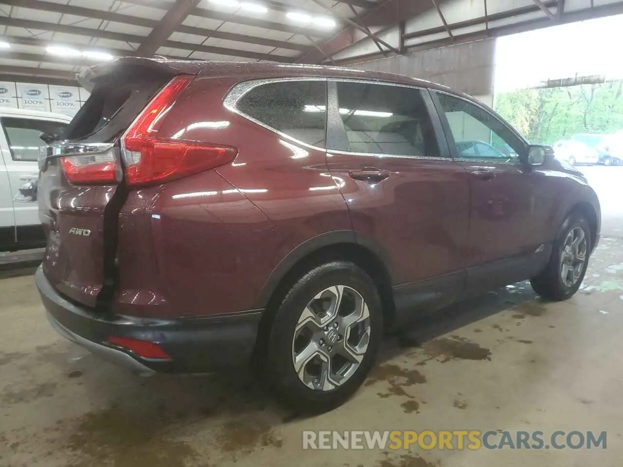 3 fotografías del automóvil dañado 2HKRW2H52KH662962 HONDA CRV 2019