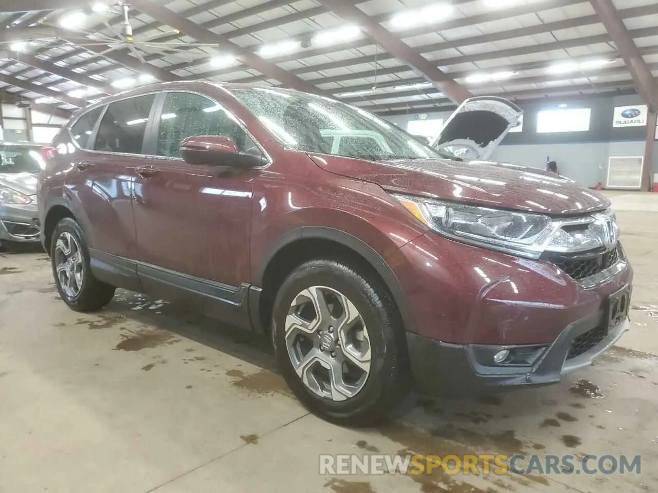4 fotografías del automóvil dañado 2HKRW2H52KH662962 HONDA CRV 2019