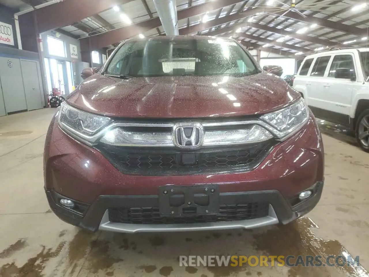 5 fotografías del automóvil dañado 2HKRW2H52KH662962 HONDA CRV 2019