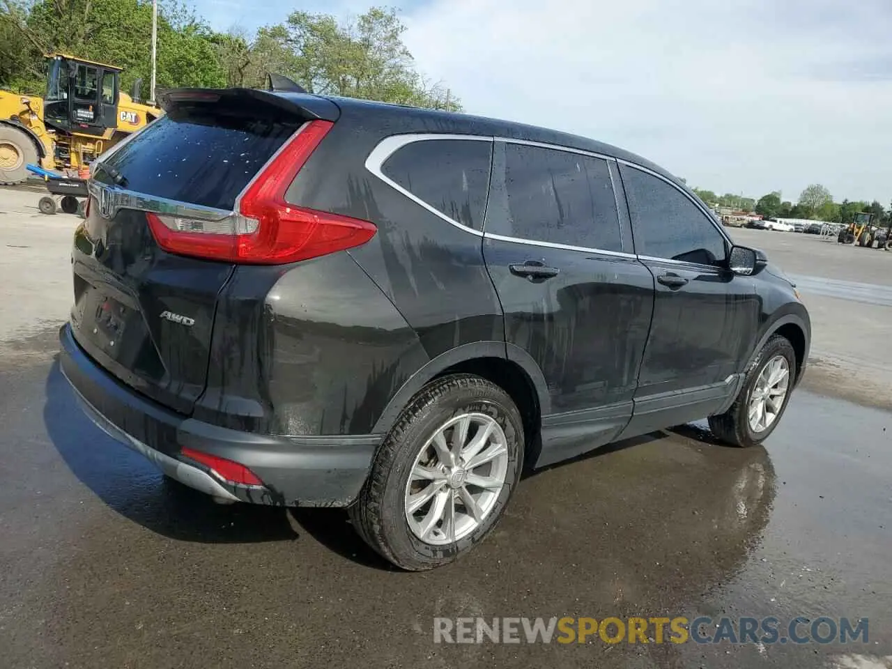 3 fotografías del automóvil dañado 2HKRW2H53KH605671 HONDA CRV 2019