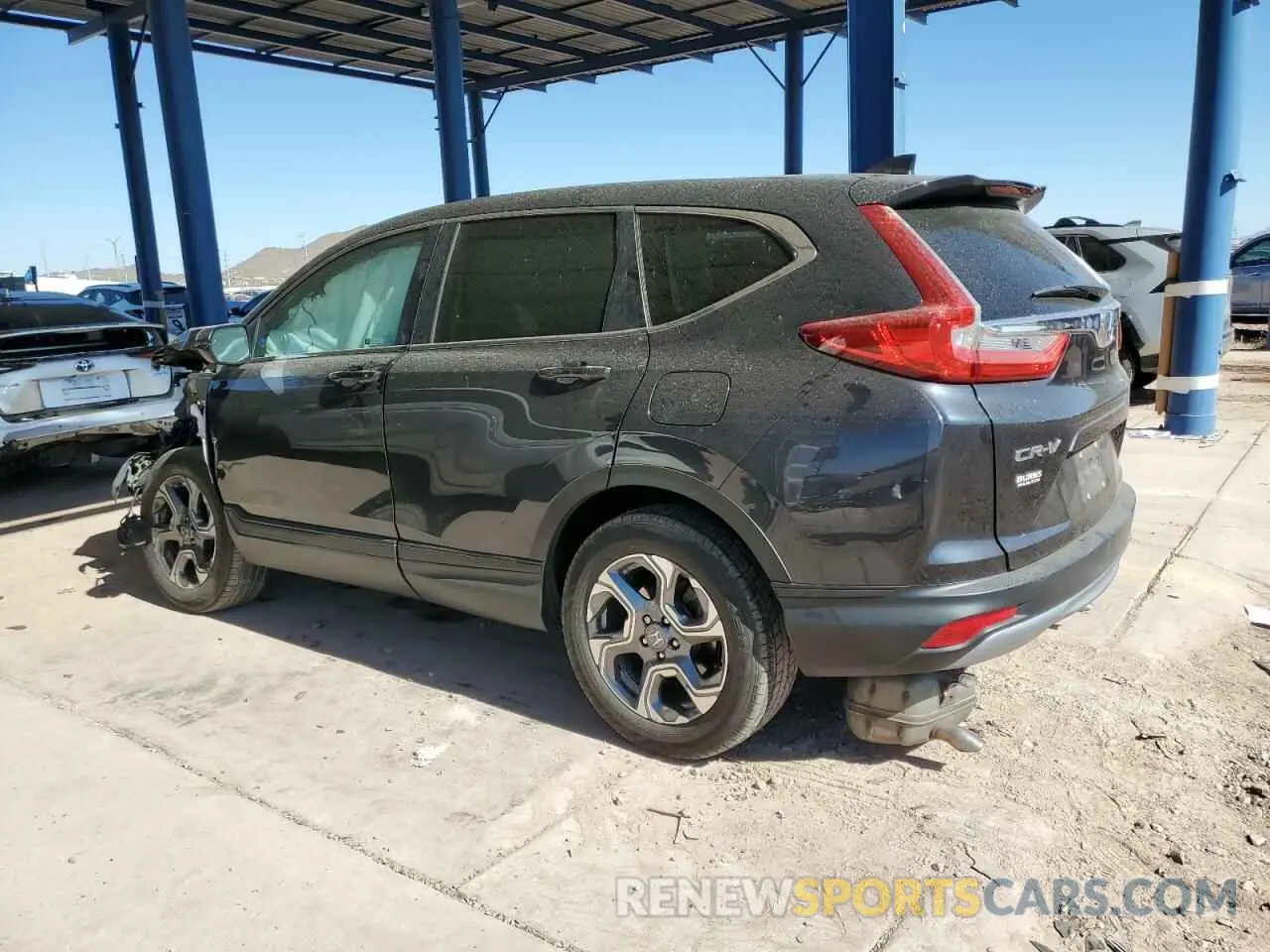2 fotografías del automóvil dañado 2HKRW2H53KH666664 HONDA CRV 2019