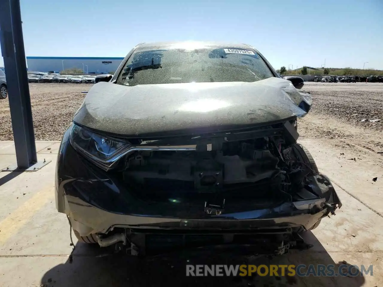 5 fotografías del automóvil dañado 2HKRW2H53KH666664 HONDA CRV 2019