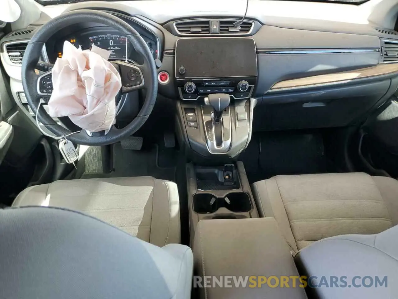 8 fotografías del automóvil dañado 2HKRW2H53KH666664 HONDA CRV 2019