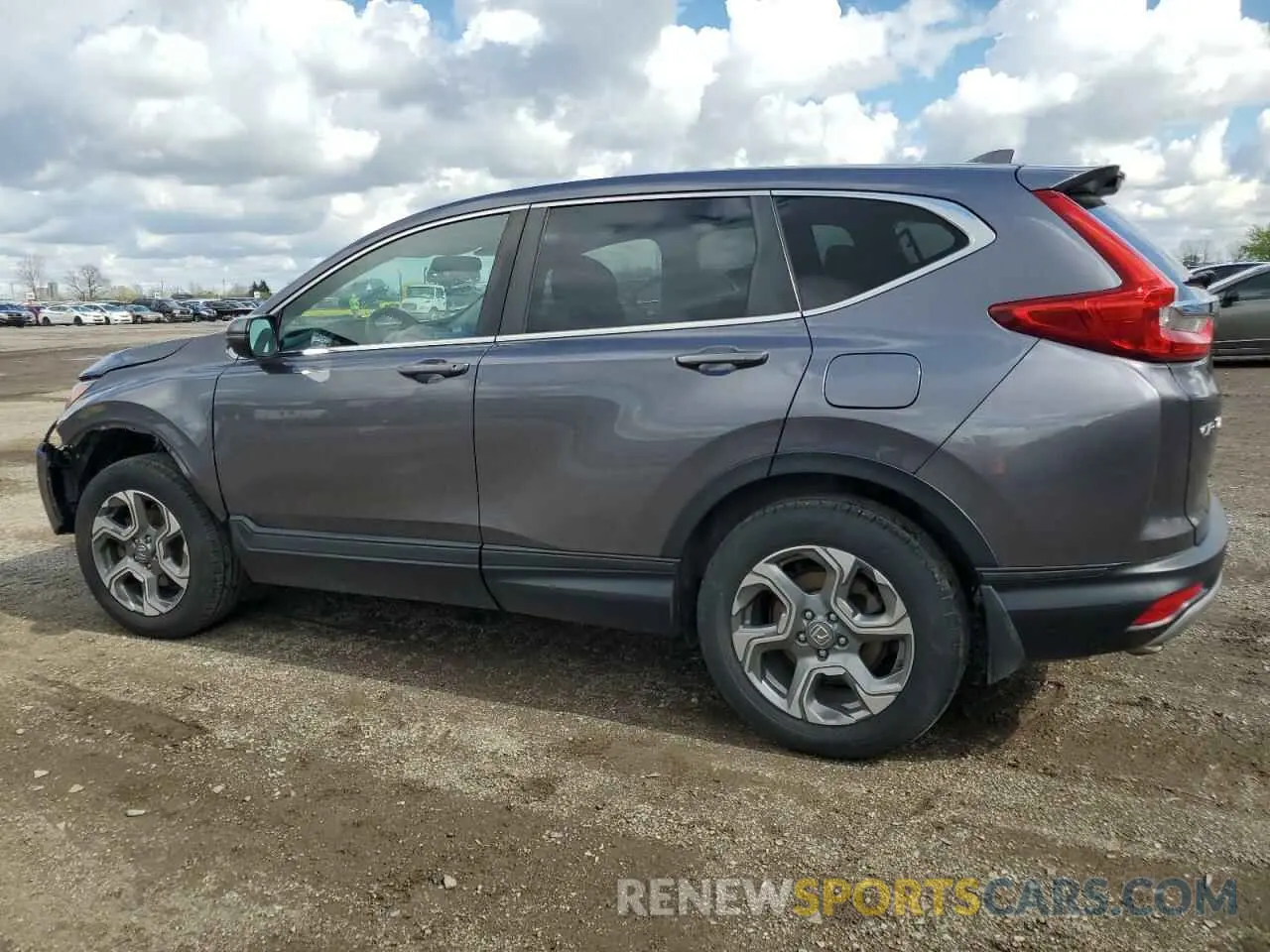 2 fotografías del automóvil dañado 2HKRW2H54KH122271 HONDA CRV 2019