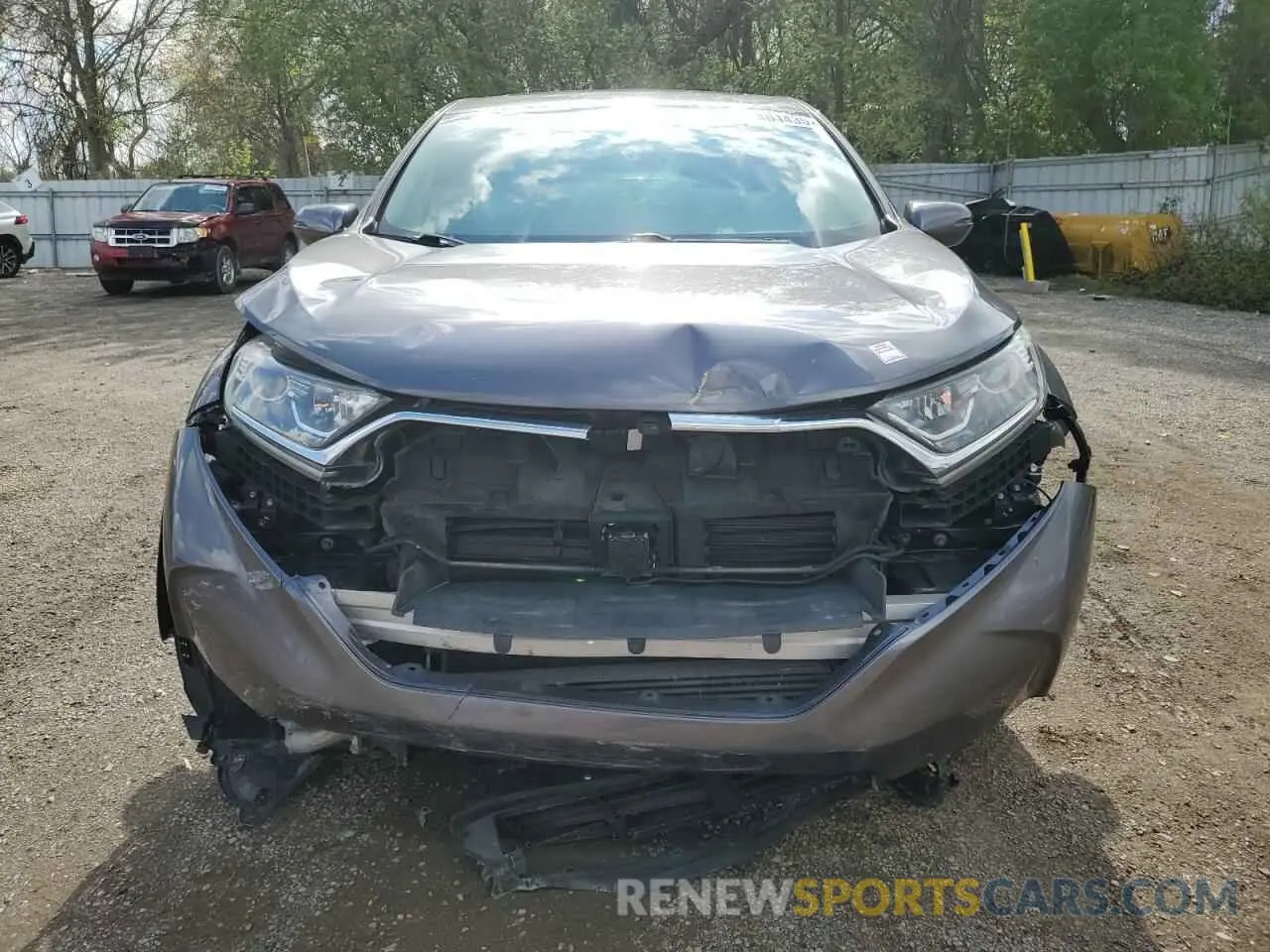 5 fotografías del automóvil dañado 2HKRW2H54KH122271 HONDA CRV 2019