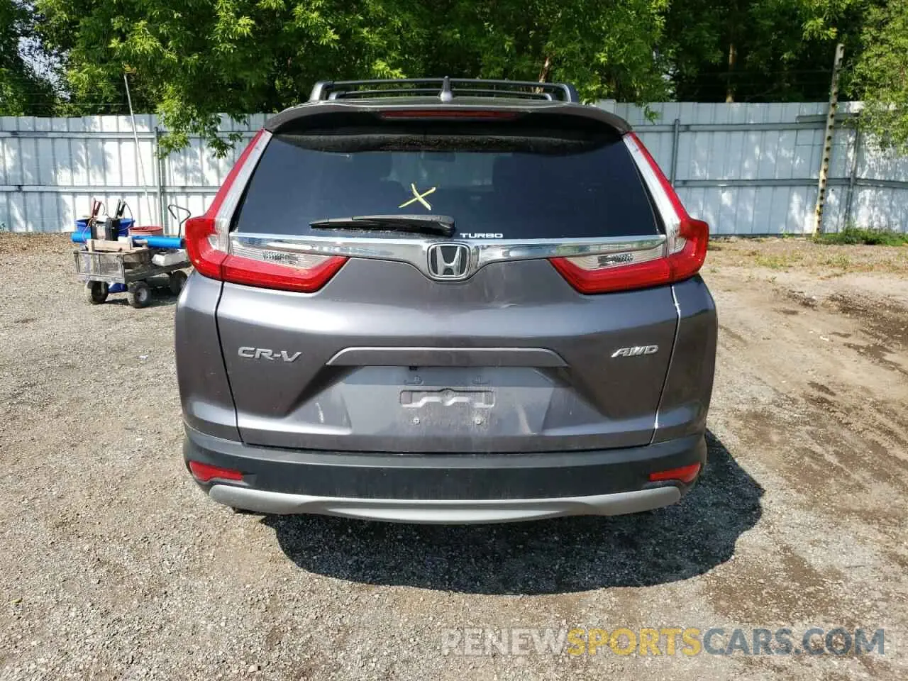 6 fotografías del automóvil dañado 2HKRW2H54KH143685 HONDA CRV 2019