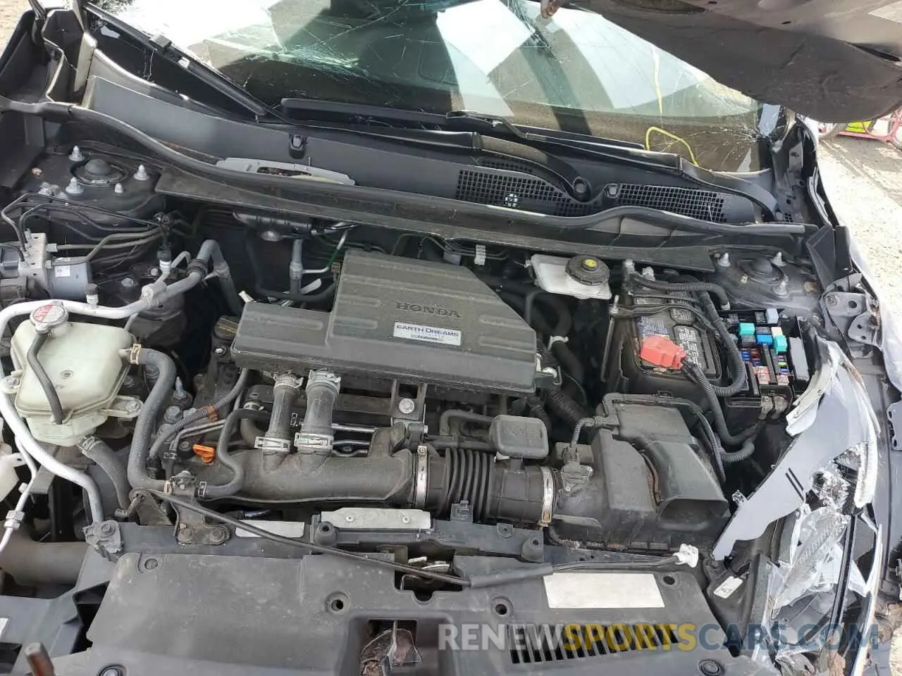 11 fotografías del automóvil dañado 2HKRW2H54KH666690 HONDA CRV 2019