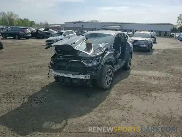 14 fotografías del automóvil dañado 2HKRW2H54KH666690 HONDA CRV 2019