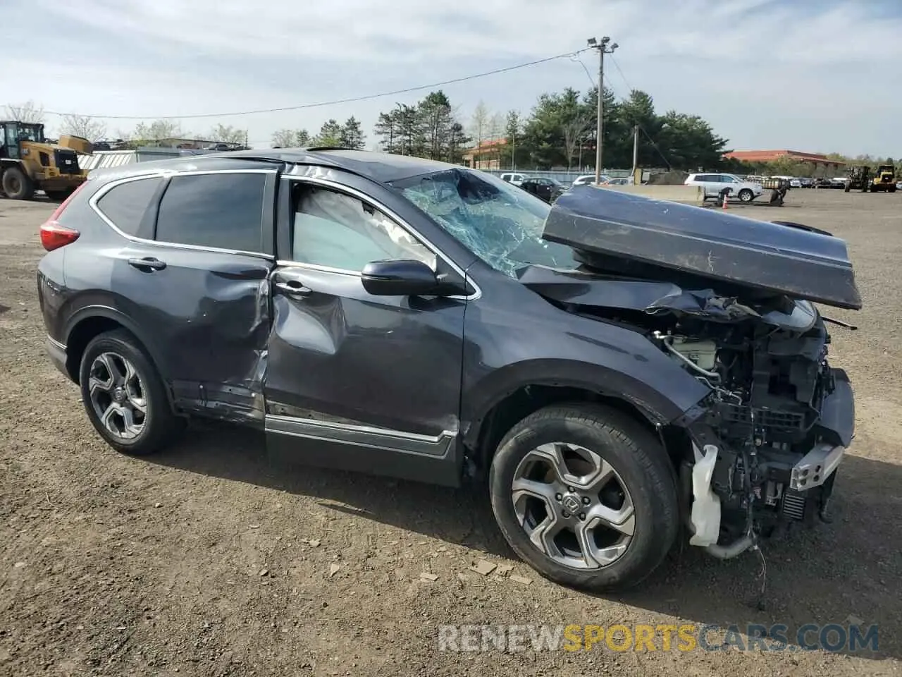 4 fotografías del automóvil dañado 2HKRW2H54KH666690 HONDA CRV 2019