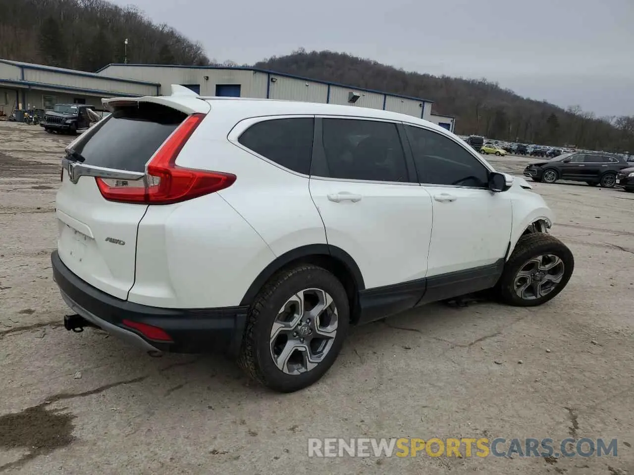 3 fotografías del automóvil dañado 2HKRW2H56KH673981 HONDA CRV 2019