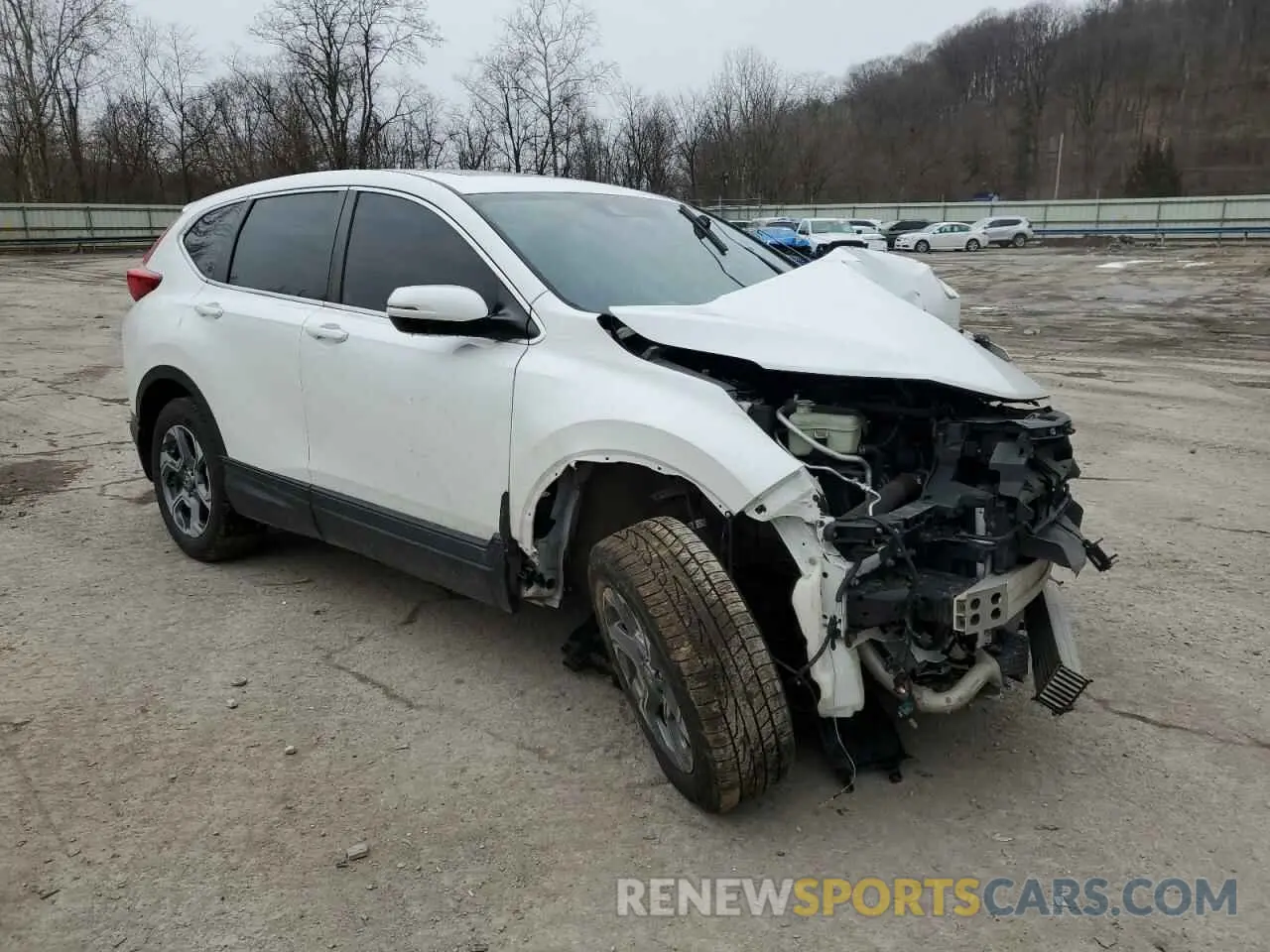 4 fotografías del automóvil dañado 2HKRW2H56KH673981 HONDA CRV 2019