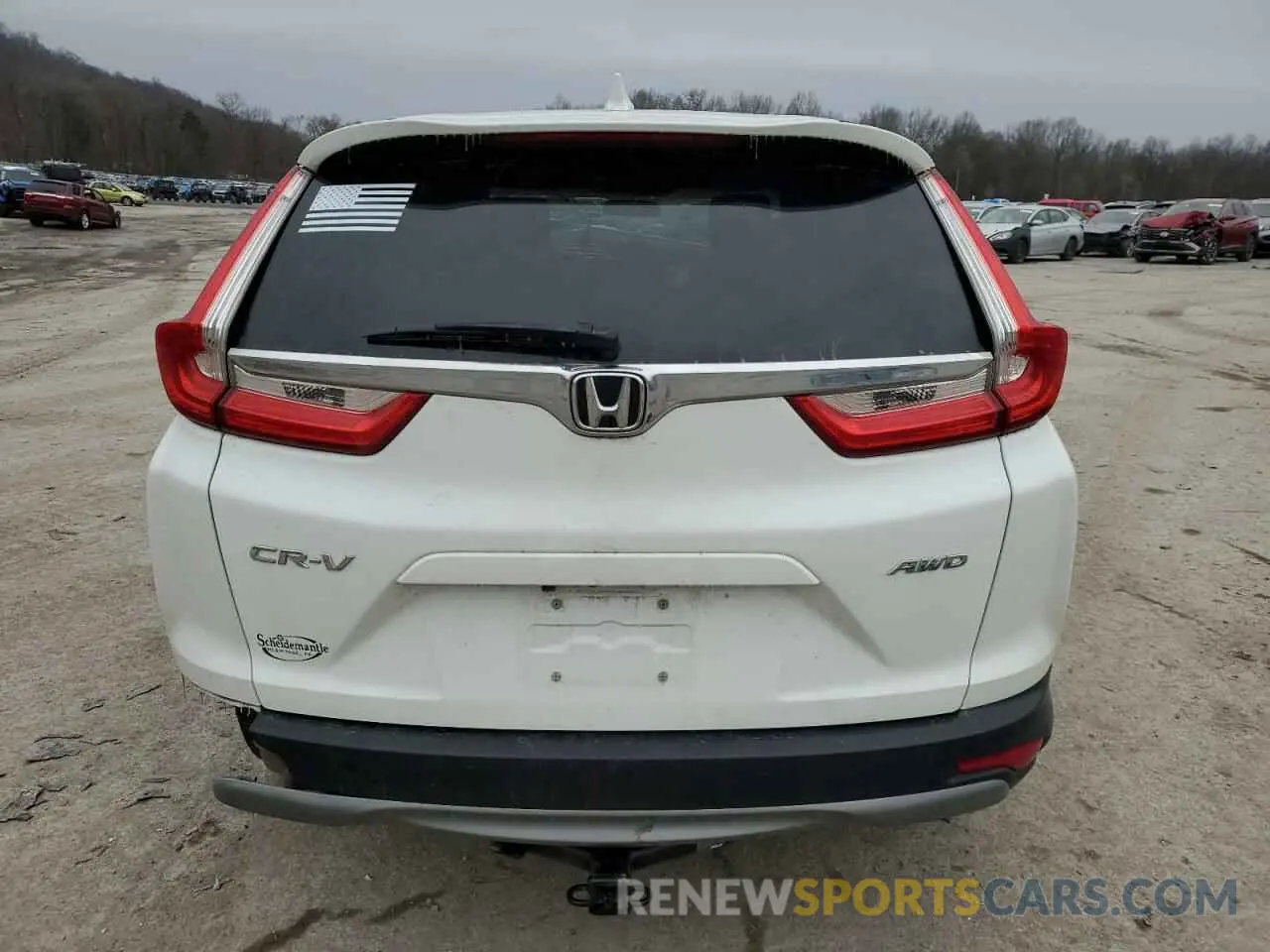 6 fotografías del automóvil dañado 2HKRW2H56KH673981 HONDA CRV 2019