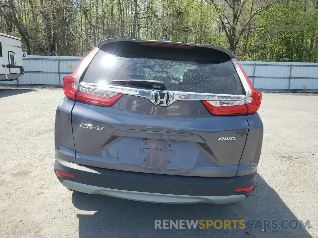 6 fotografías del automóvil dañado 2HKRW2H56KH675794 HONDA CRV 2019