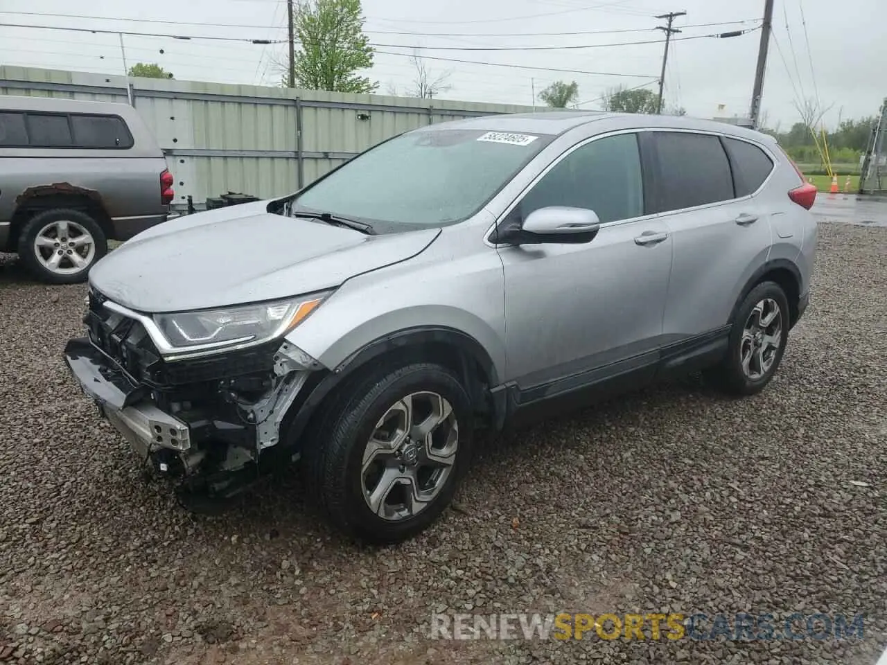 1 fotografías del automóvil dañado 2HKRW2H57KH605754 HONDA CRV 2019