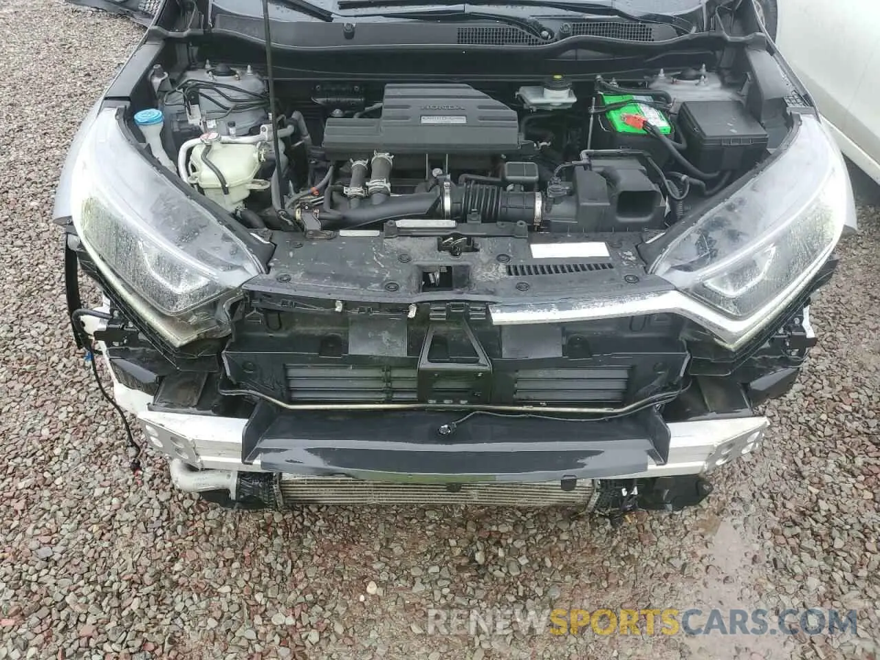 11 fotografías del automóvil dañado 2HKRW2H57KH605754 HONDA CRV 2019