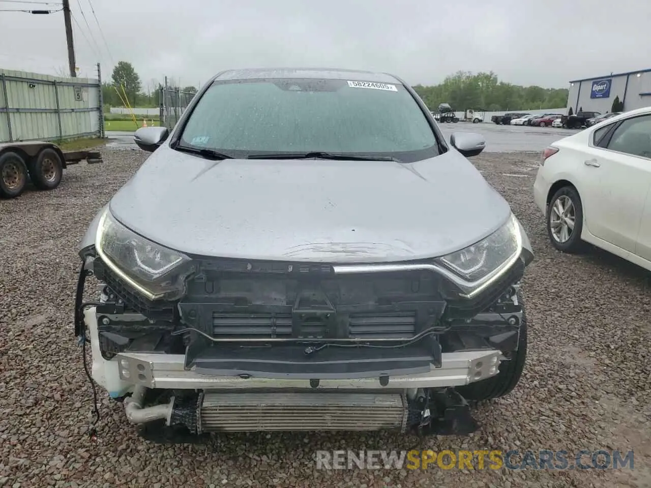 5 fotografías del automóvil dañado 2HKRW2H57KH605754 HONDA CRV 2019