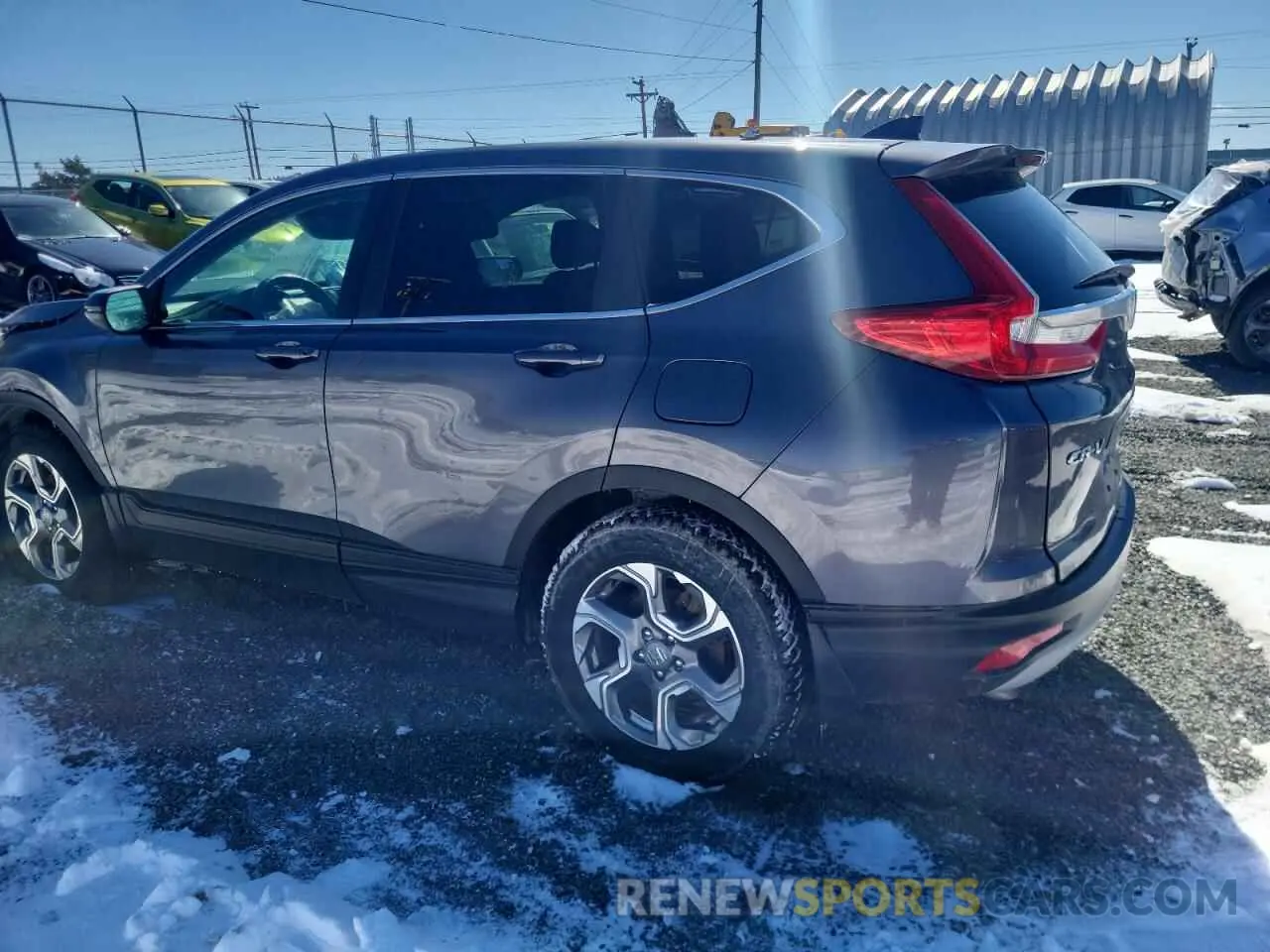 2 fotografías del automóvil dañado 2HKRW2H58KH114822 HONDA CRV 2019