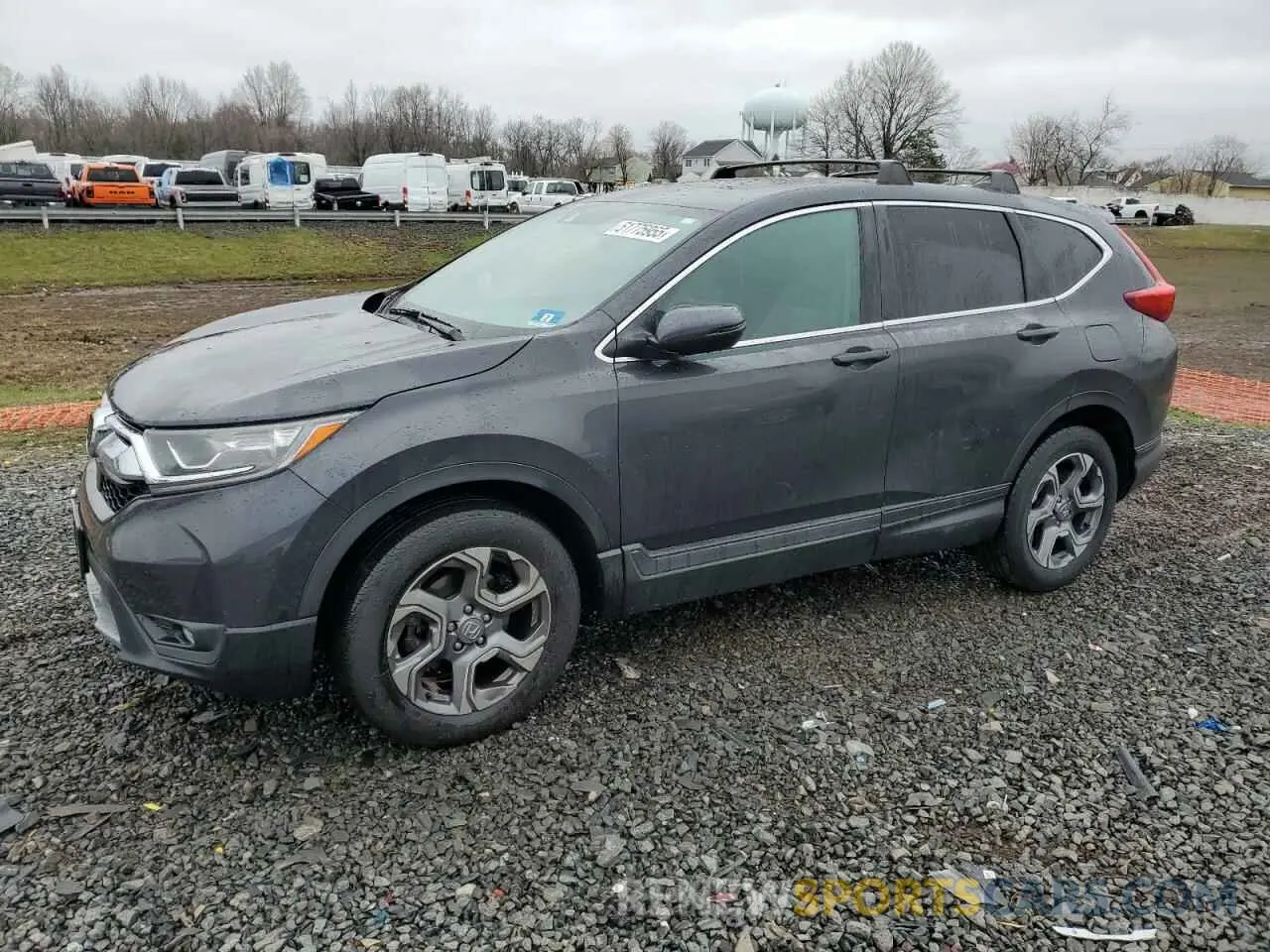 1 fotografías del automóvil dañado 2HKRW2H58KH652730 HONDA CRV 2019