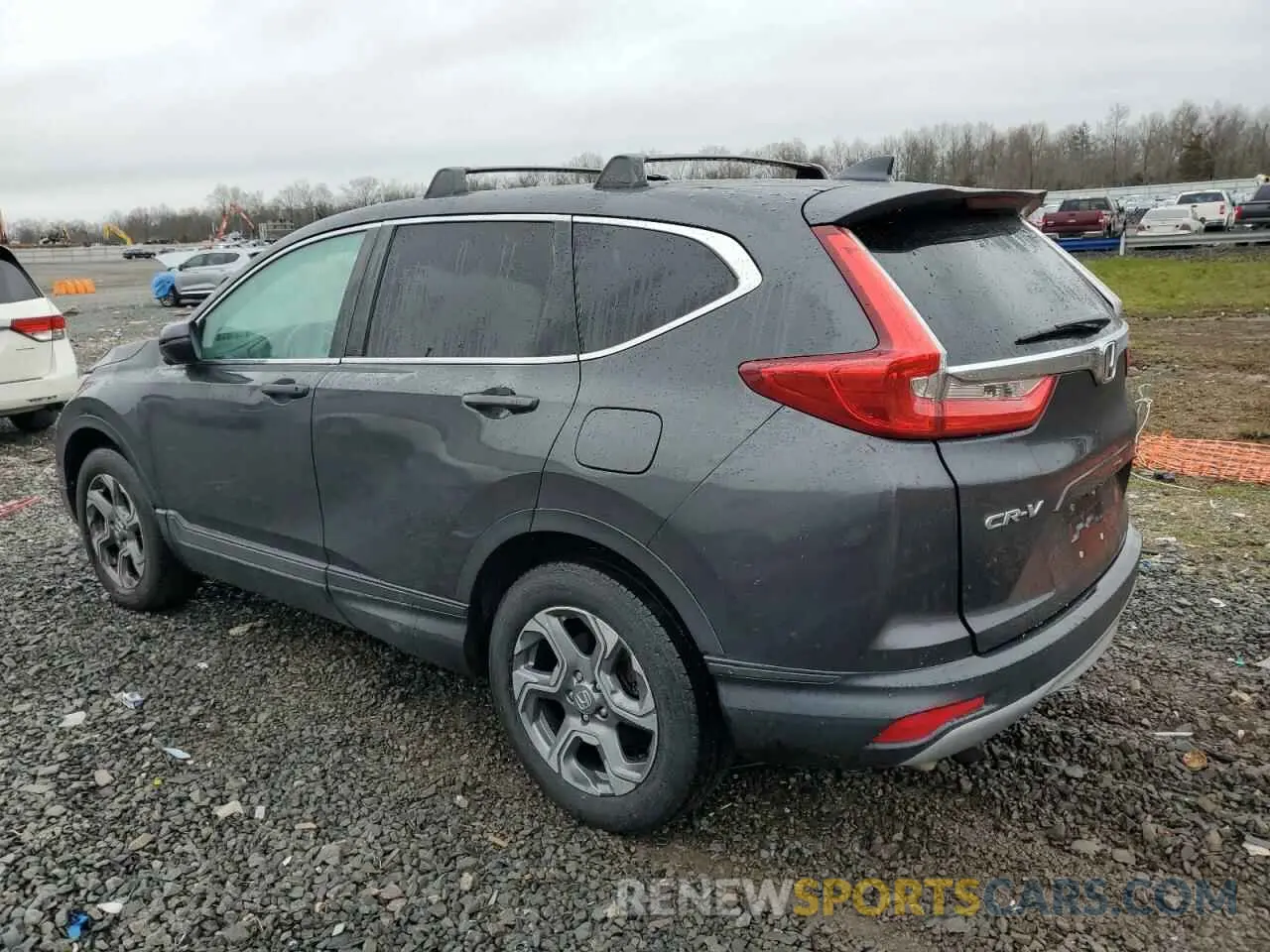 2 fotografías del automóvil dañado 2HKRW2H58KH652730 HONDA CRV 2019