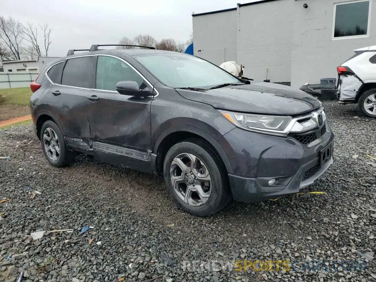 4 fotografías del automóvil dañado 2HKRW2H58KH652730 HONDA CRV 2019