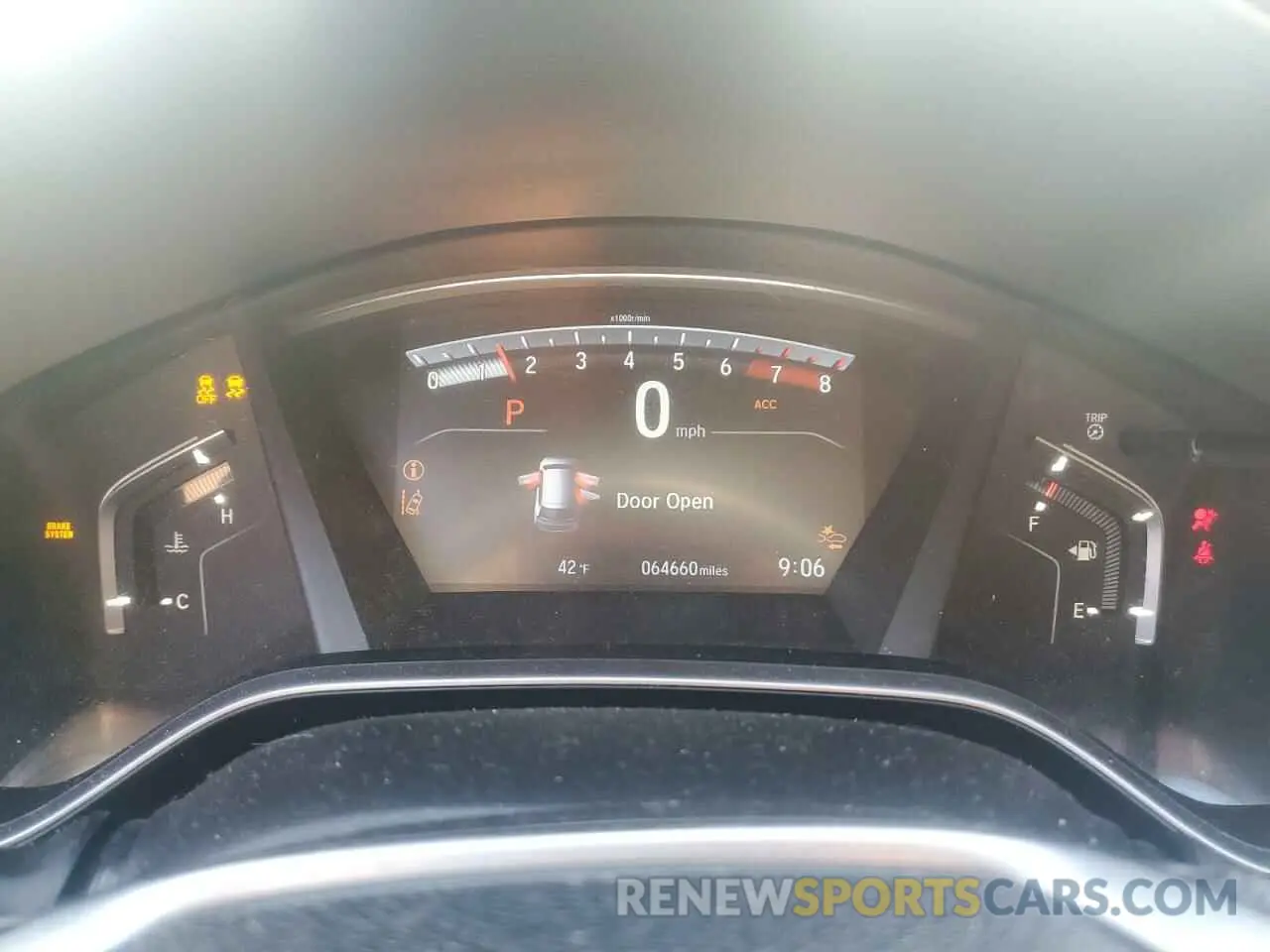 9 fotografías del automóvil dañado 2HKRW2H59KH626363 HONDA CRV 2019