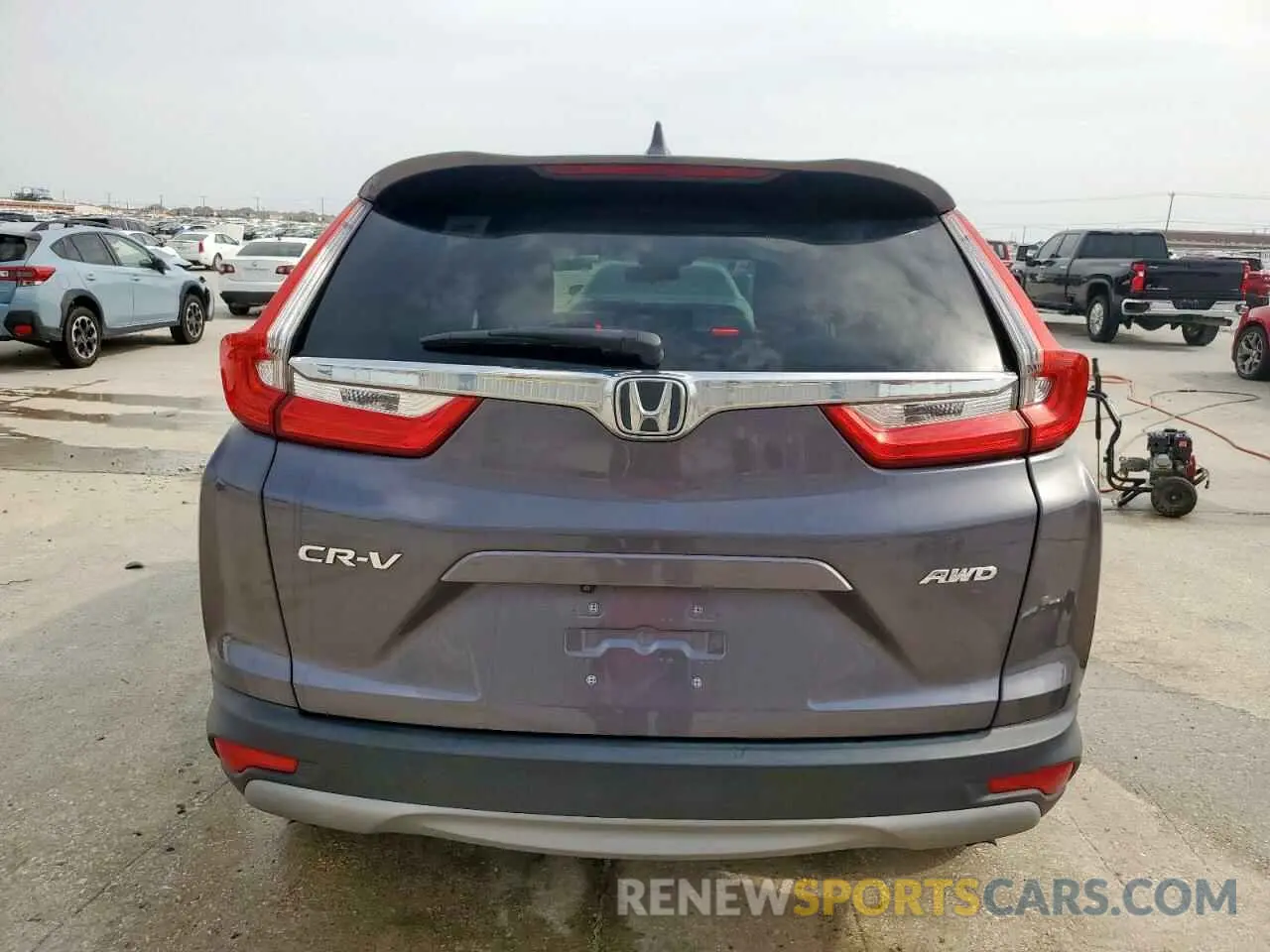 6 fotografías del automóvil dañado 2HKRW2H59KH667480 HONDA CRV 2019