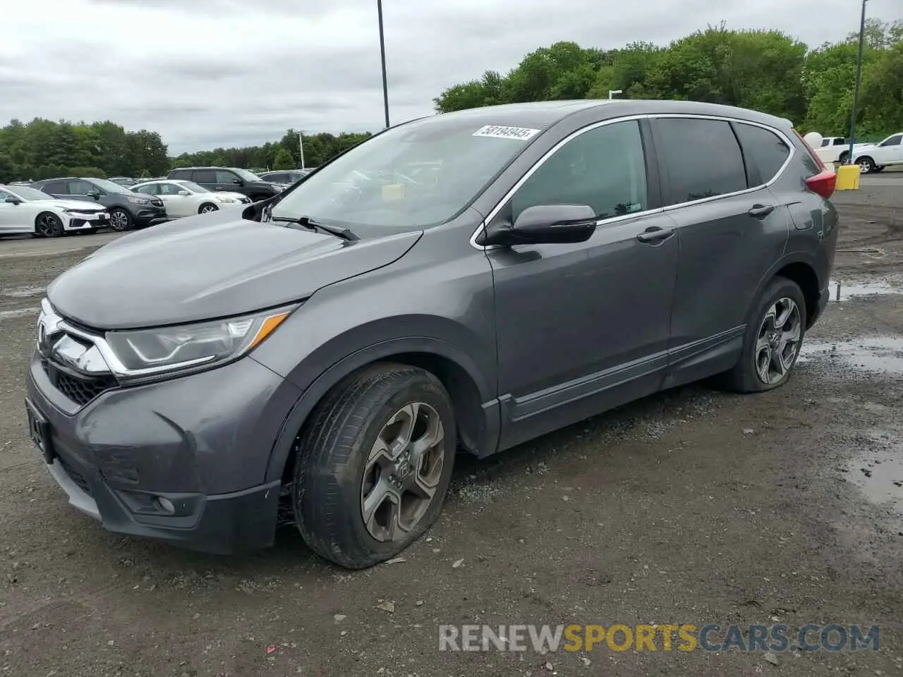1 fotografías del automóvil dañado 2HKRW2H5XKH609426 HONDA CRV 2019