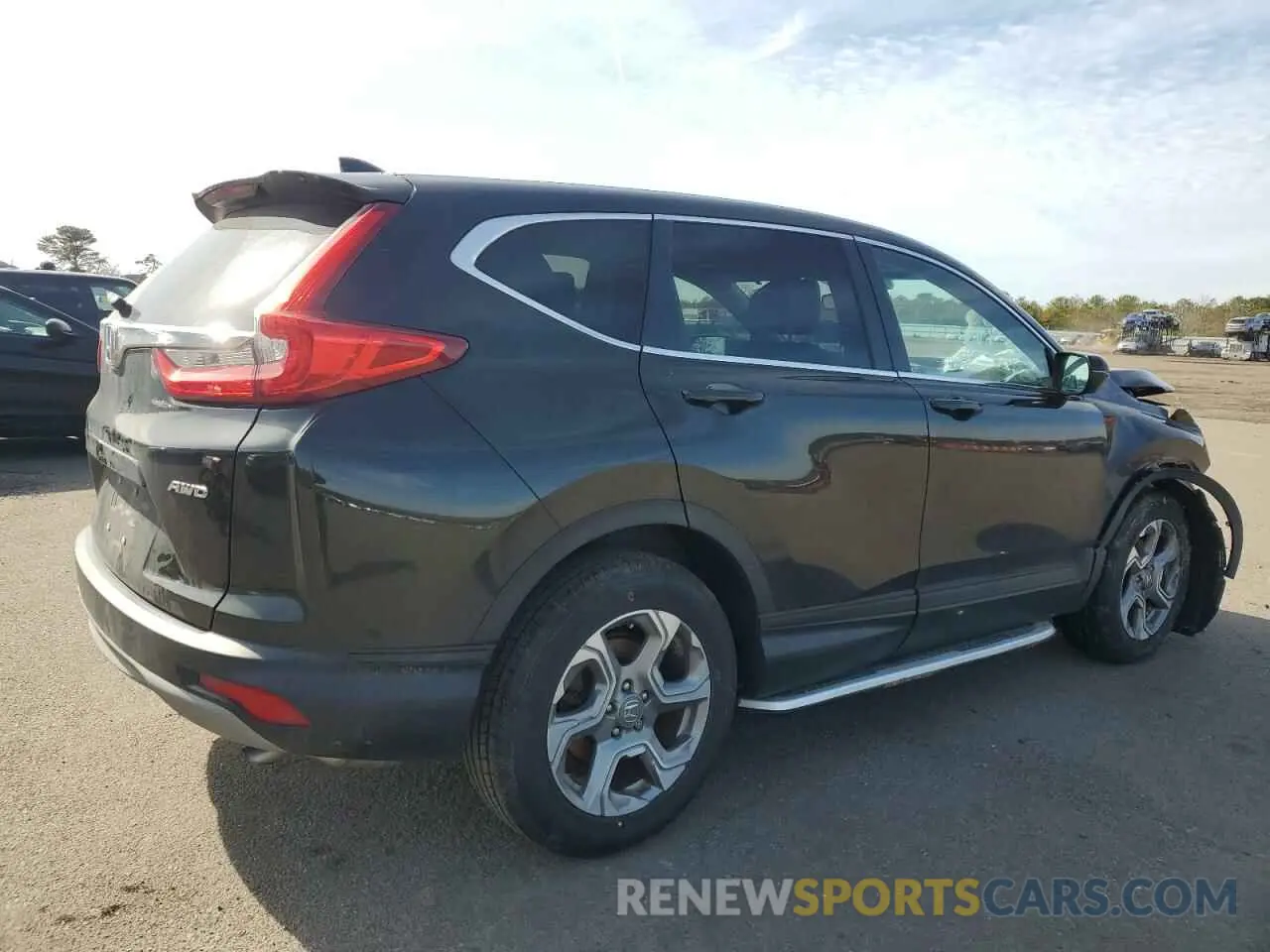3 fotografías del automóvil dañado 2HKRW2H81KH623256 HONDA CRV 2019