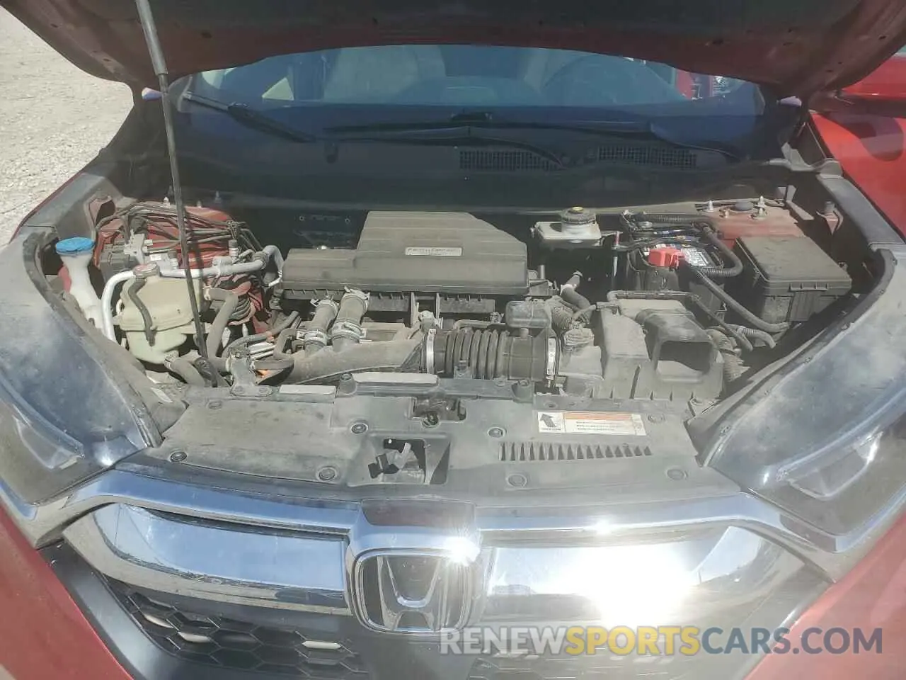 12 fotografías del automóvil dañado 2HKRW2H84KH611375 HONDA CRV 2019