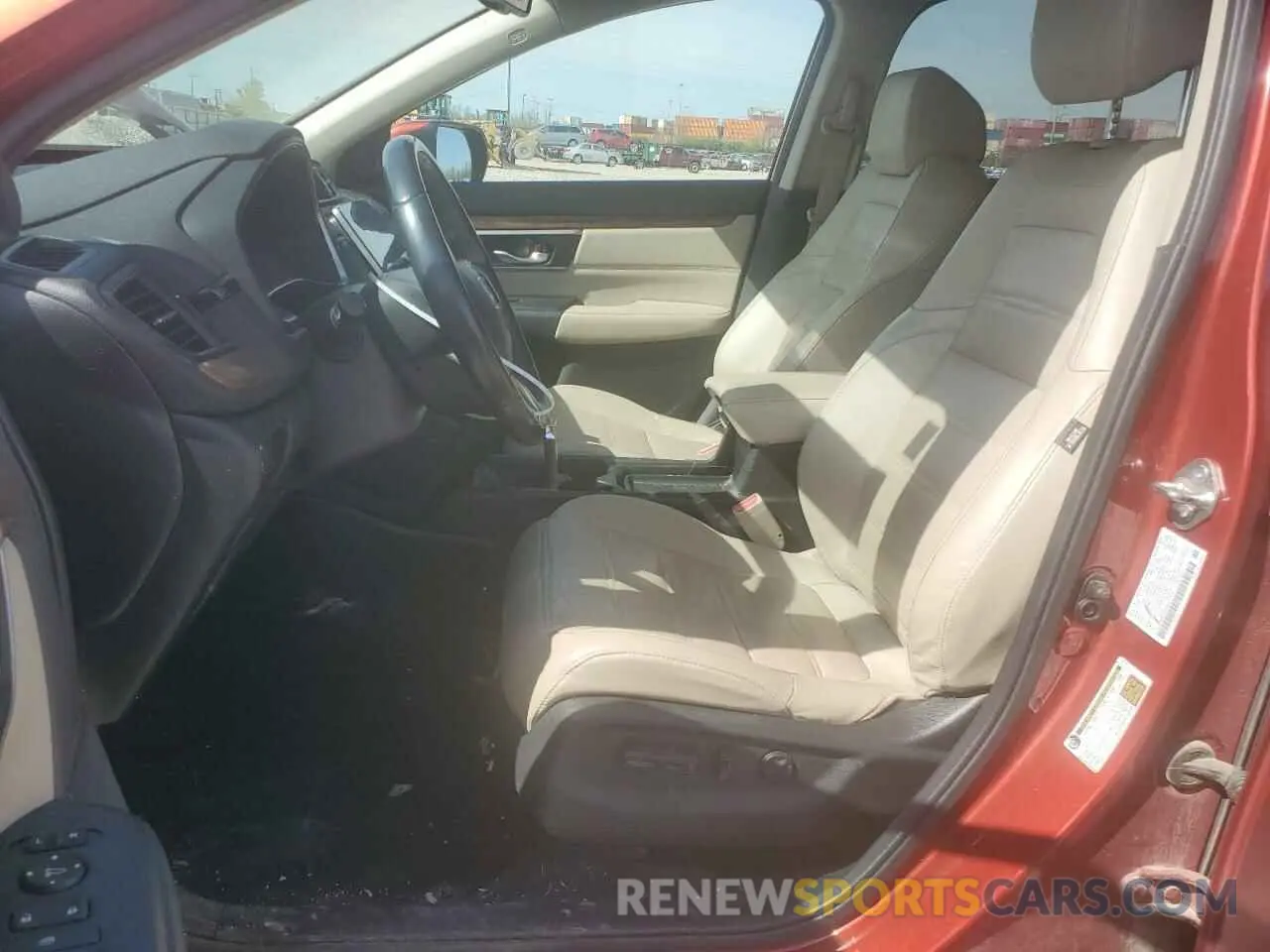 7 fotografías del automóvil dañado 2HKRW2H84KH611375 HONDA CRV 2019