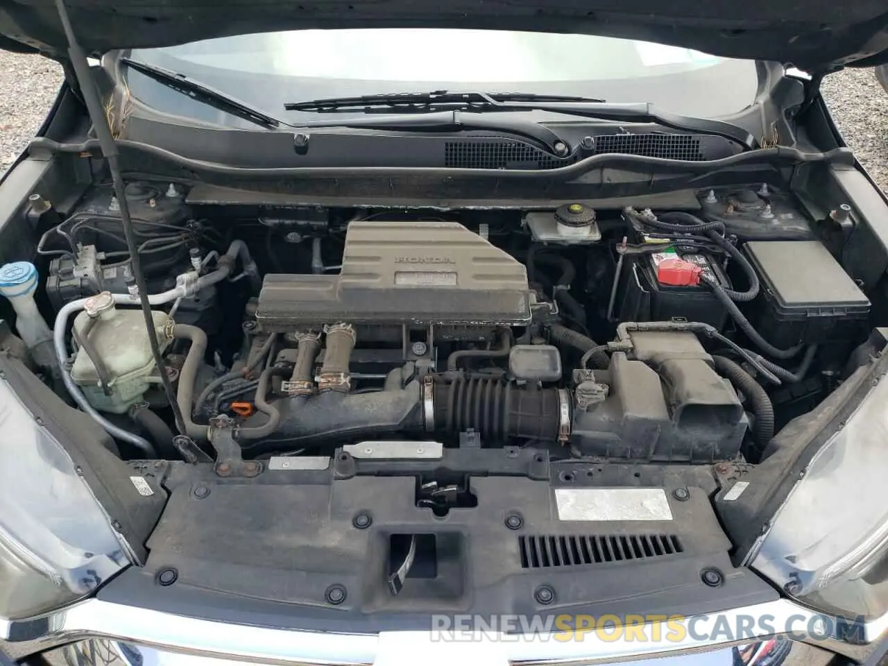 12 fotografías del automóvil dañado 2HKRW2H85KH615497 HONDA CRV 2019