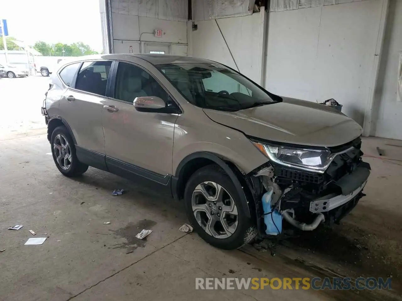 4 fotografías del automóvil dañado 2HKRW2H85KH641016 HONDA CRV 2019