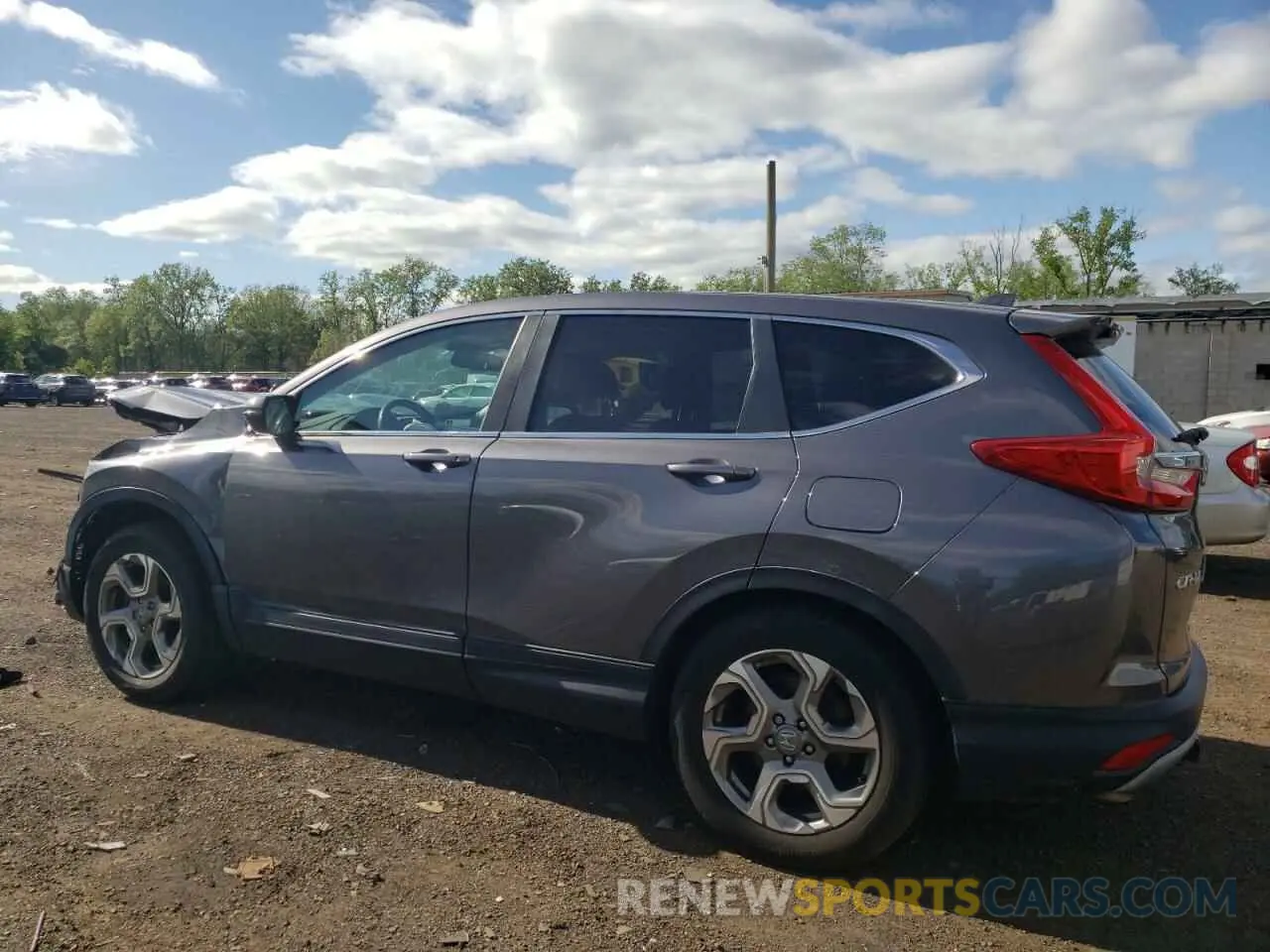 2 fotografías del automóvil dañado 2HKRW2H85KH653067 HONDA CRV 2019