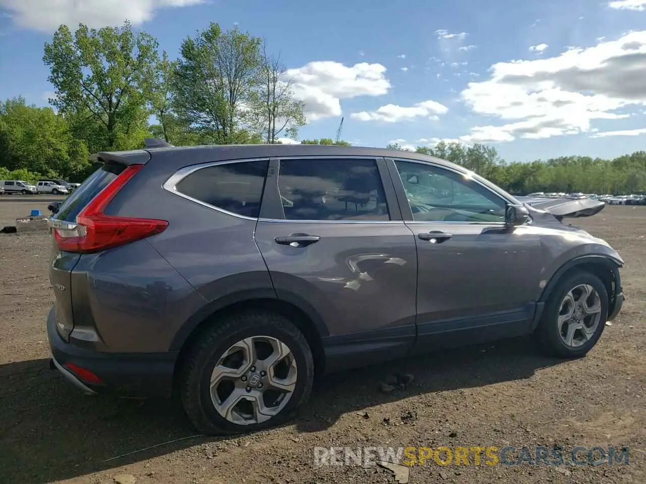 3 fotografías del automóvil dañado 2HKRW2H85KH653067 HONDA CRV 2019