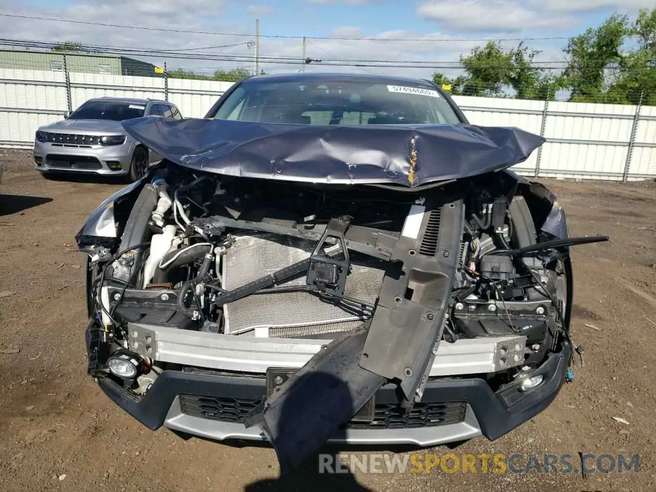 5 fotografías del automóvil dañado 2HKRW2H85KH653067 HONDA CRV 2019