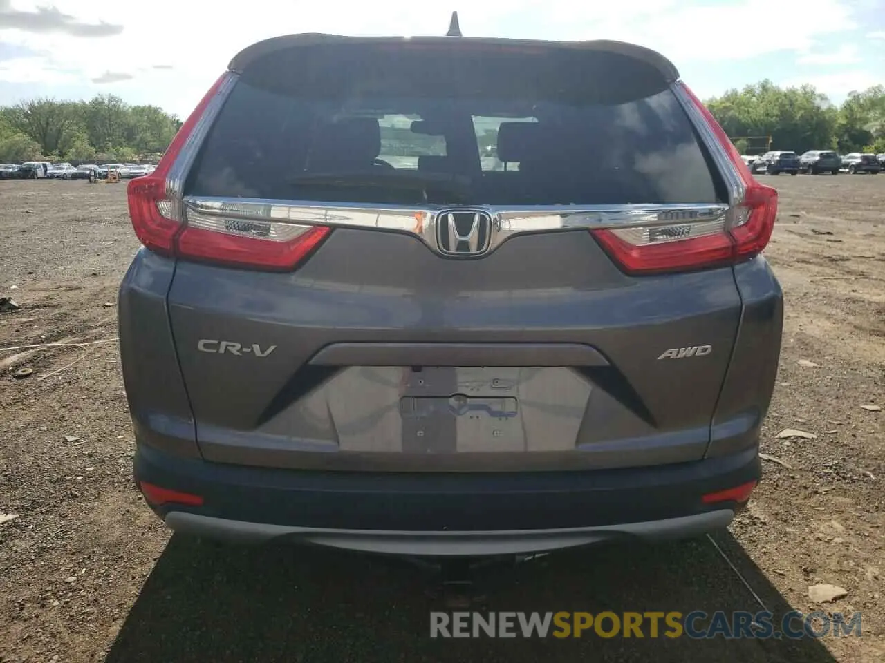 6 fotografías del automóvil dañado 2HKRW2H85KH653067 HONDA CRV 2019