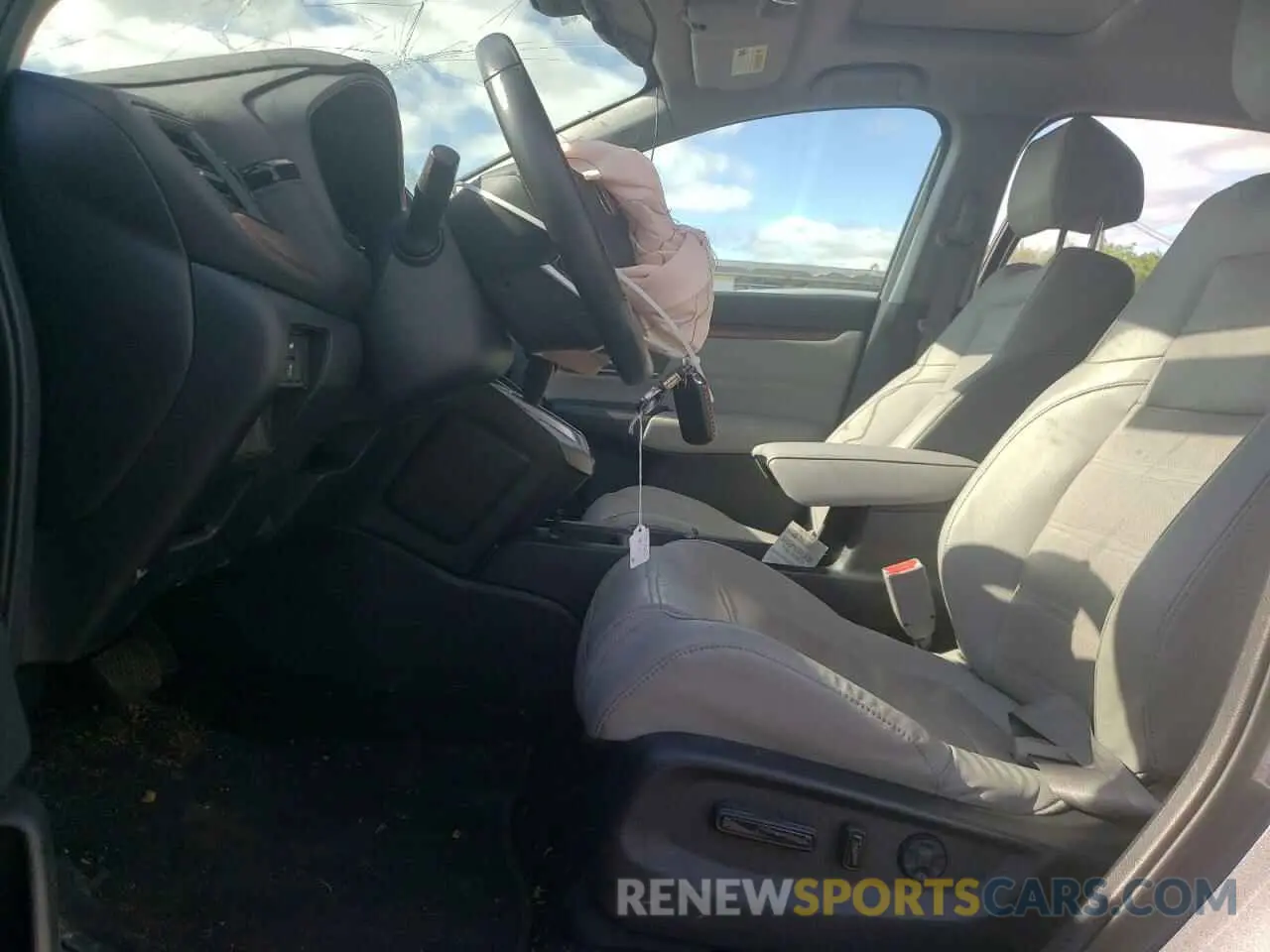 7 fotografías del automóvil dañado 2HKRW2H85KH653067 HONDA CRV 2019